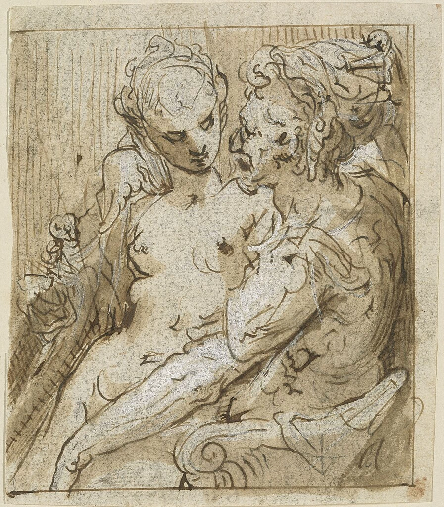 Bartholomeus Spranger - 143, Ercole e Venere, Kupferstichkabinett Berlin